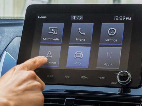 2024 Mitsubishi Eclipse Cross touchscreen display